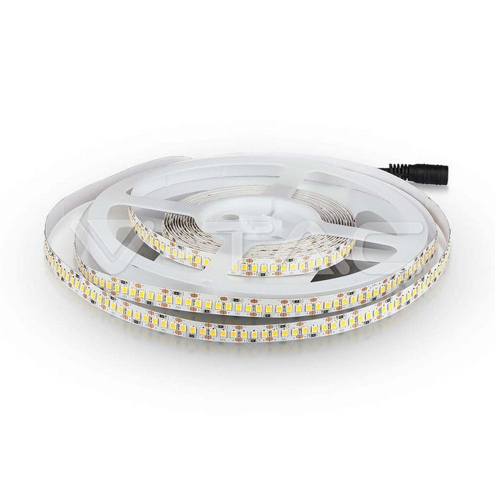 V-TAC Strip LED smd3528 17w/m 5m 204 led/m 12v ip20 10mm 1700 Lumen metro