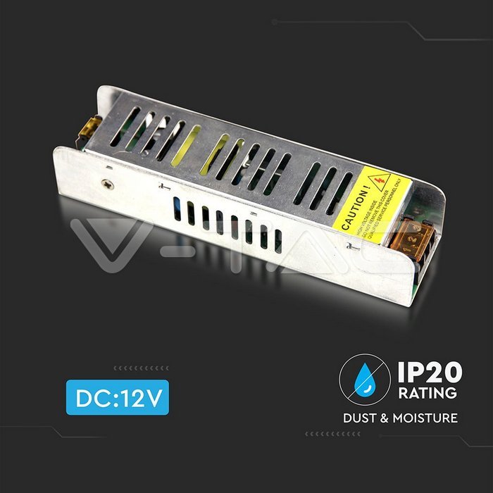 V-TAC 3228 Alimentatore Led 12 Volt 25Watt Metallo Slim