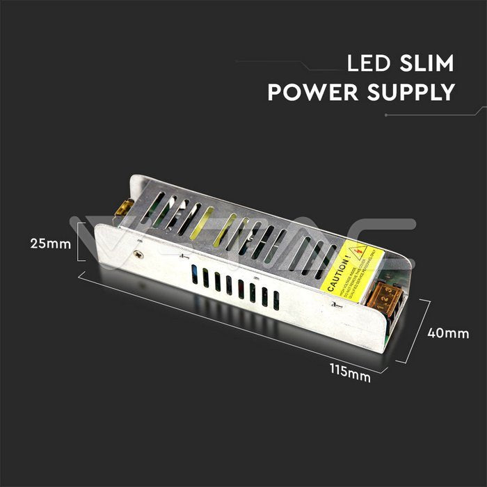 V-TAC 3228 Alimentatore Led 12 Volt 25Watt Metallo Slim