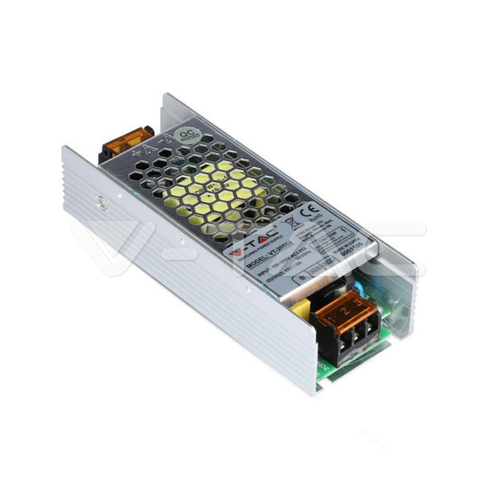V-TAC 3246 Alimentatore Led 12 Volt 60Watt Metallo Slim