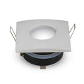 Portafaretto led da incasso quadrato gu10 e gu5.3 (mr16) colore bianco ip54
