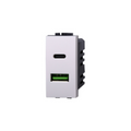 Presa USB 2 in 1 USB+TYPE -C 3.1 A