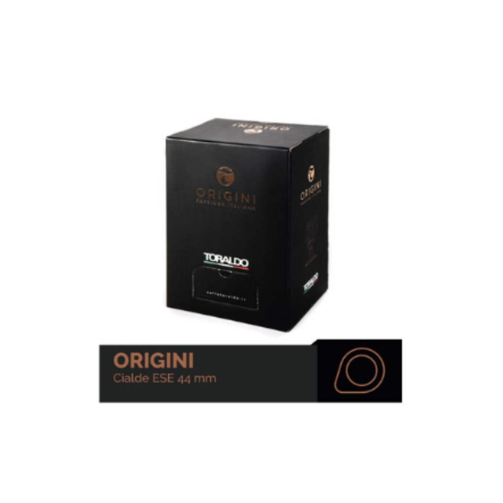 150 Cialde ESE 44 mm Caffè Toraldo Miscela ORIGINI