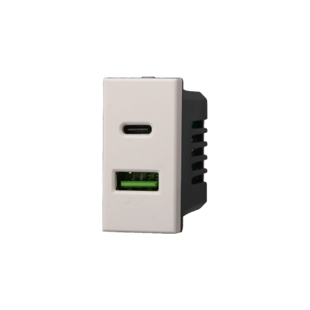 Presa USB 2 in 1 USB+TYPE-C 3.1 AMH