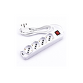 V-TAC Multipresa ciabatta 4 posti bipasso/schuko presa tedesca 10/16A cavo 1,5mt