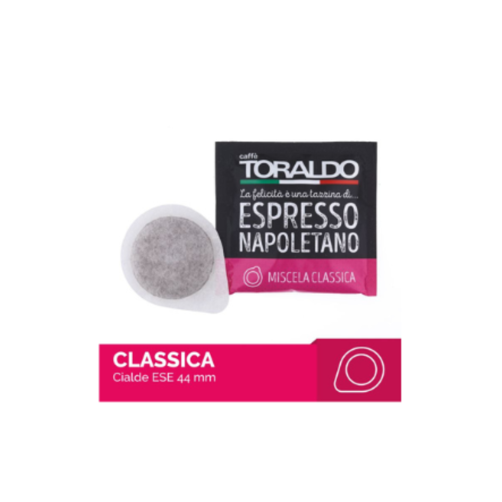 150 Cialde ESE 44 mm Caffè Toraldo Miscela CLASSICA