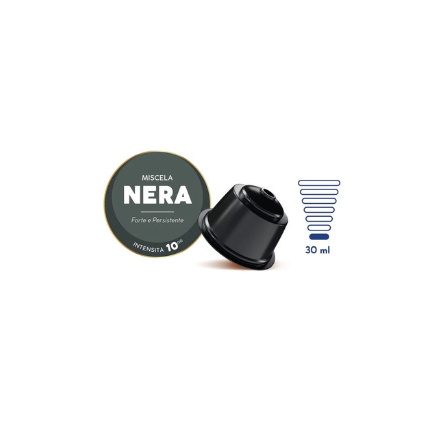 90 Capsule Borbone Compatibili con Macchine da Caffè Nescafè Dolce Gusto Miscela NERA