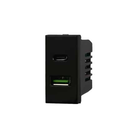 Presa USB 2 in 1 USB+TYPE-C 3.1 AMH