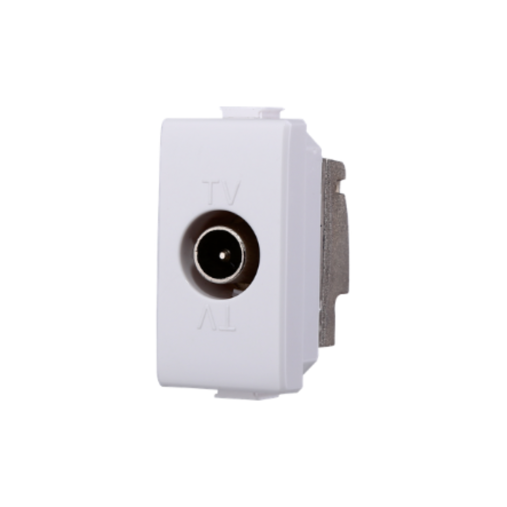 Connettore TV maschio passante