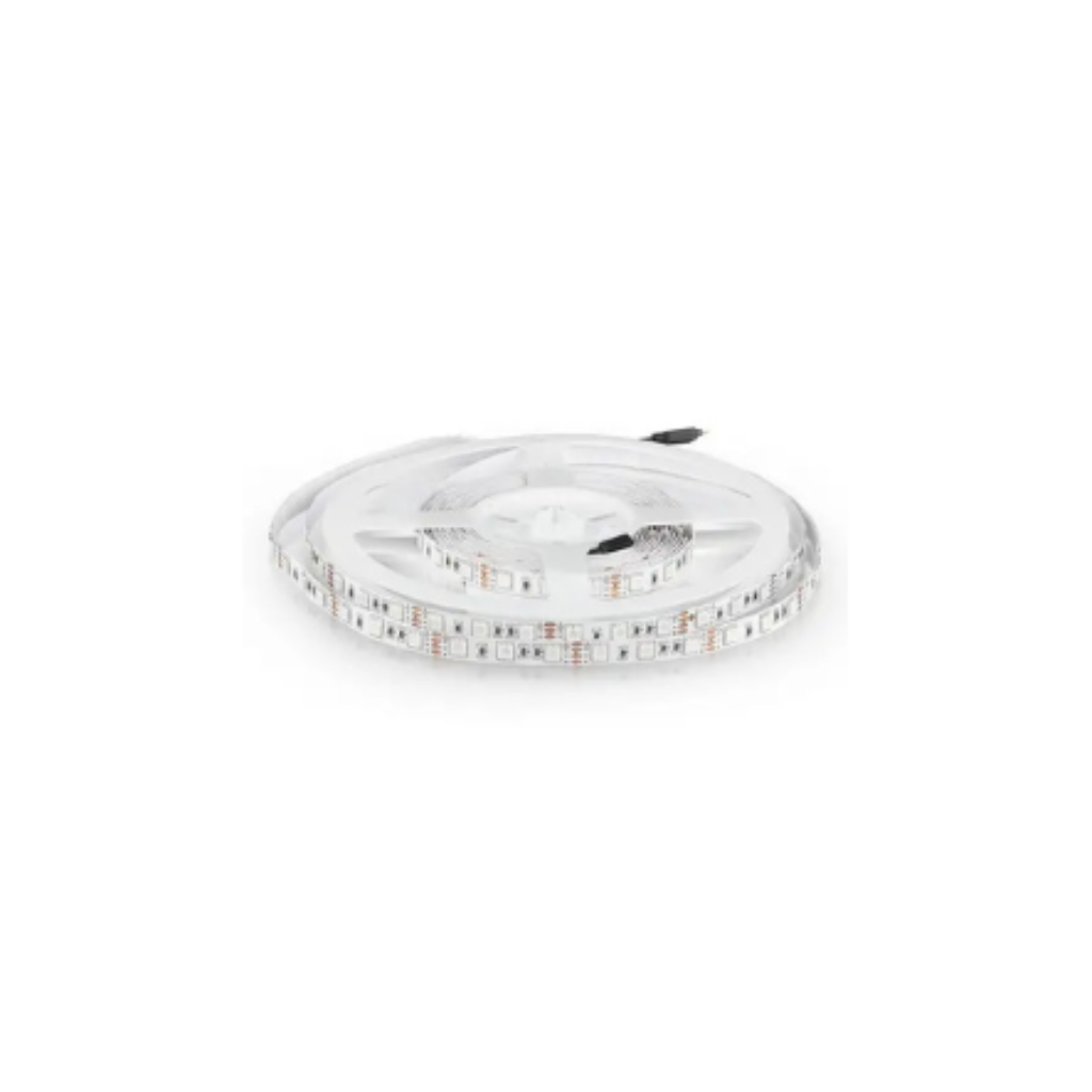 V-tac RGB strip led smd5050 7w/m 5m 60 led/m  12v ip20 10mm